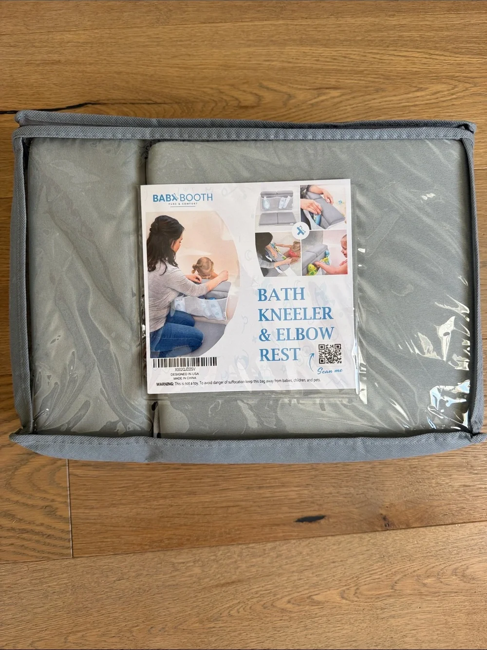 Gray Bath Kneeler & Elbow Rest